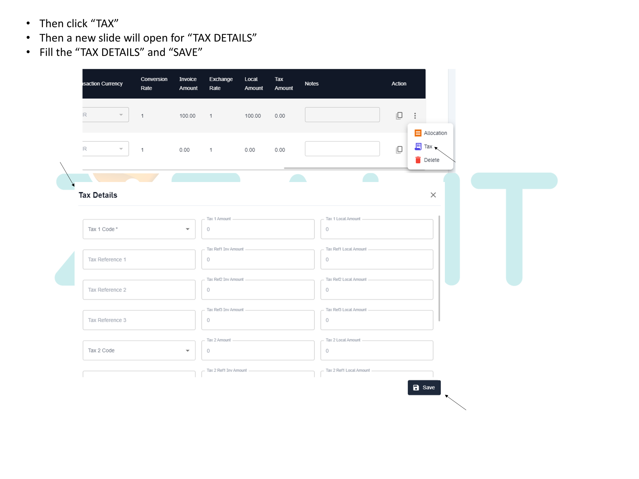How to create customer invoice in zealit 2 0 online 