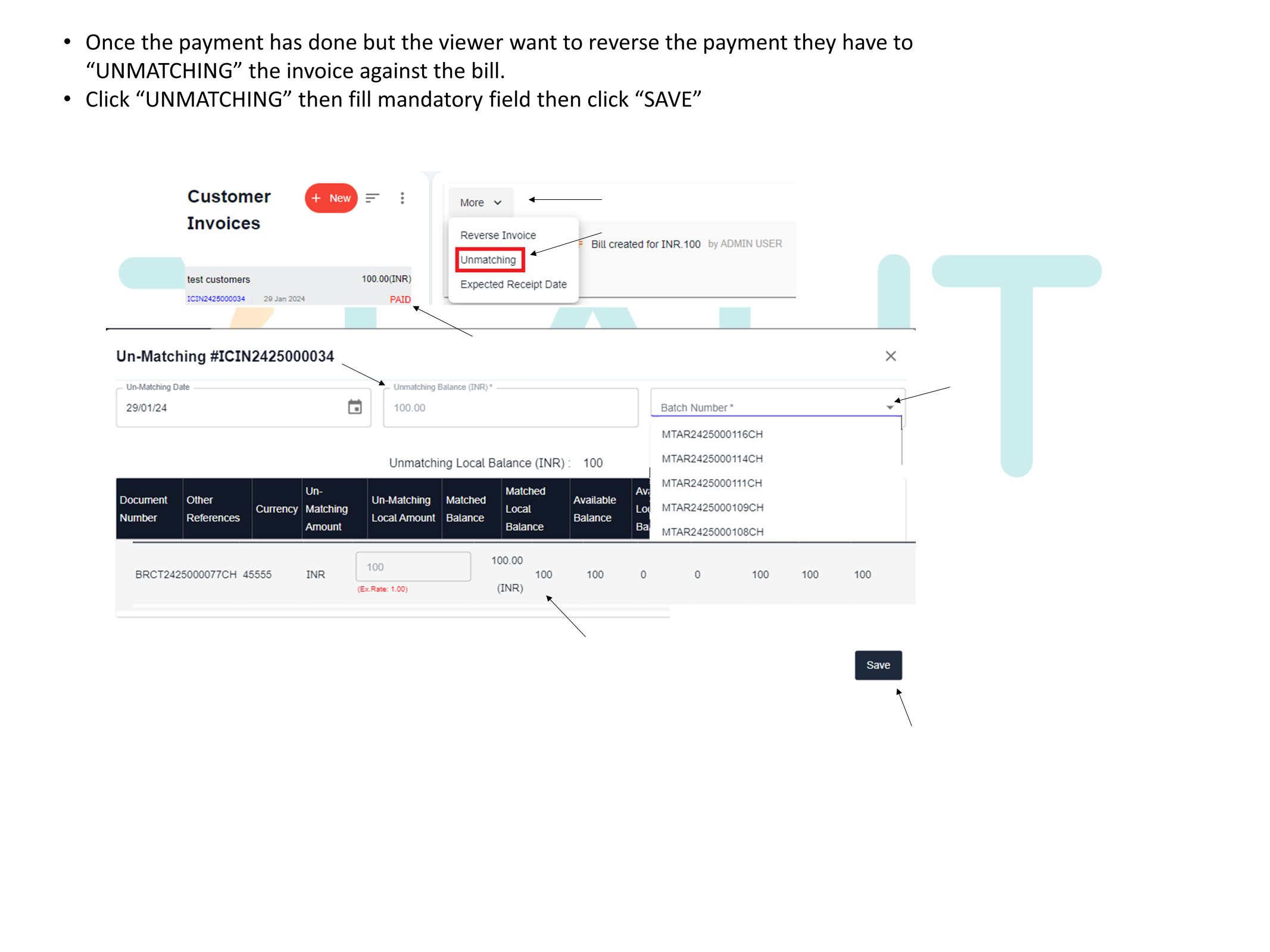 How To Create Customer Invoice