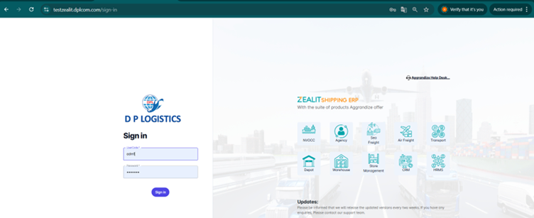 A screenshot of a login page

AI-generated content may be incorrect.